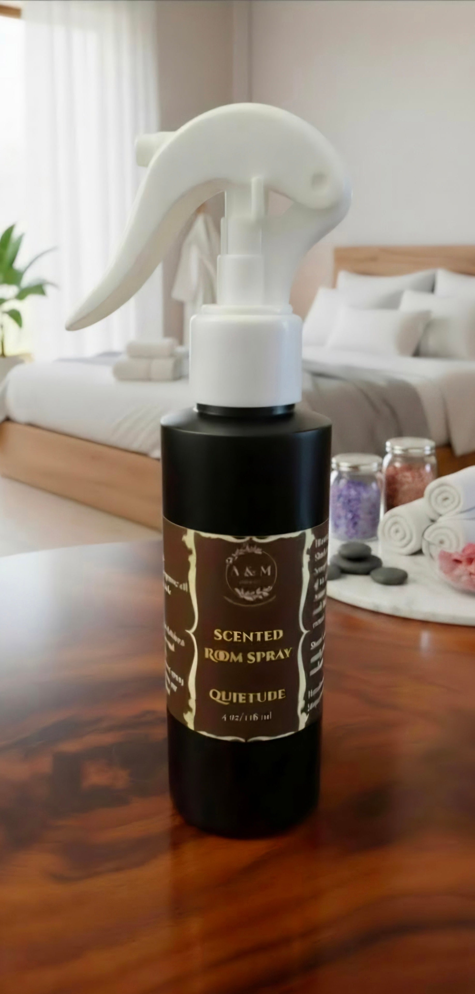 Quietude- Calm, Aromatic, Floral Room Spray